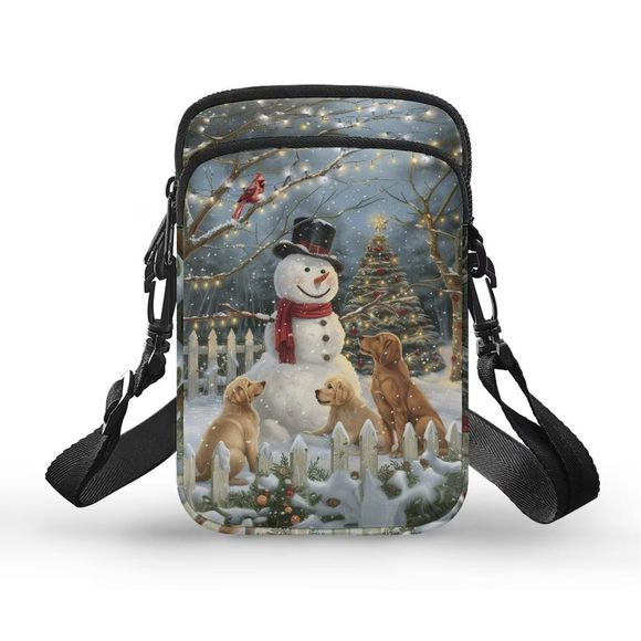 Christmas Crossbody Bag And Men, Crossbodybag With Adjustable Strap c: - Picture 1 of 7